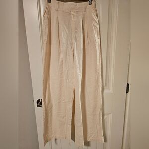 HALARA Cream Wide Leg Pants size small or 4 women’s